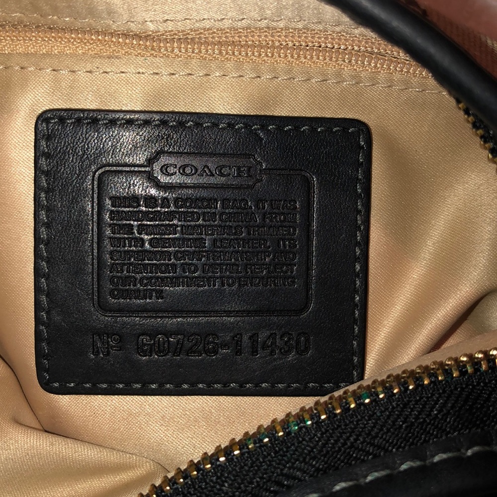 Coach Signature Shoulder Bag - Picture 4 of 7